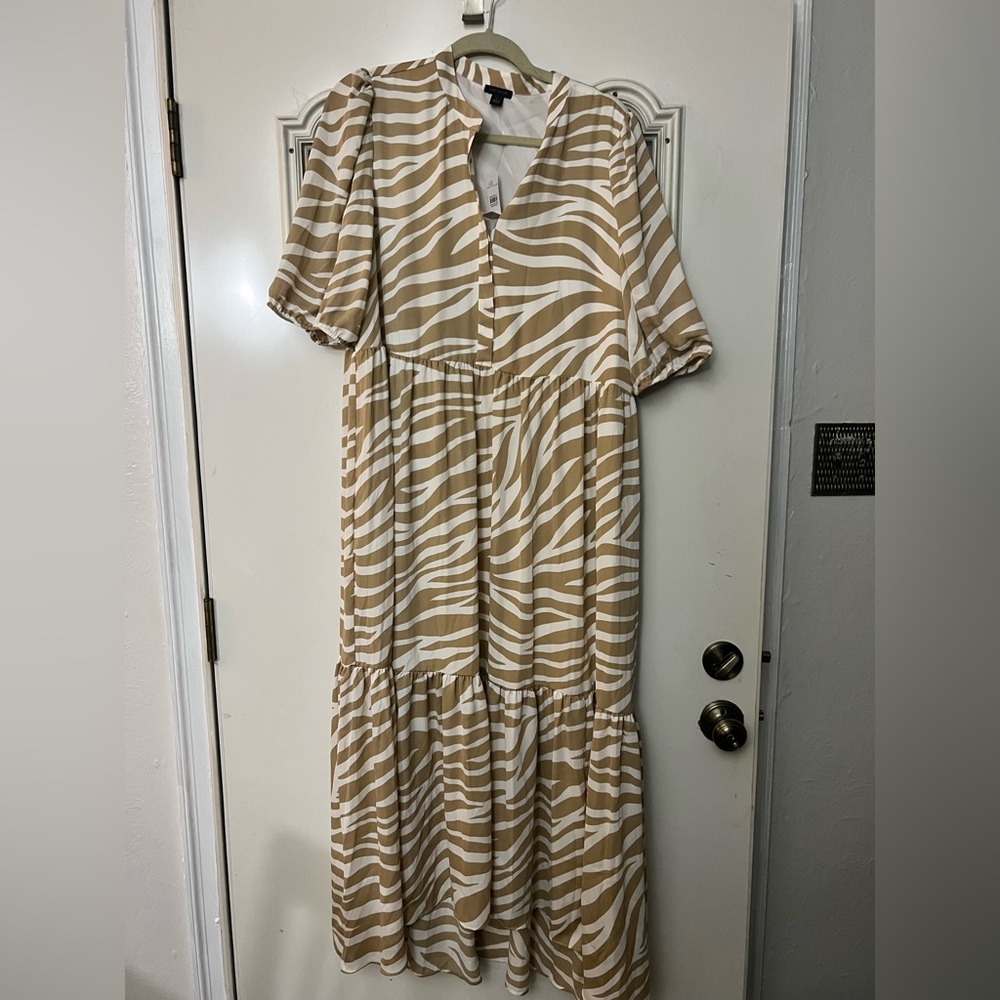 Ann Taylor Empire Waist Maxi Dress - Size Large